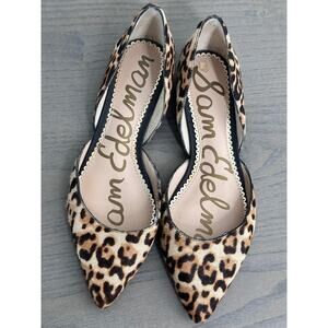 Sam Edelman Animal Print slide on